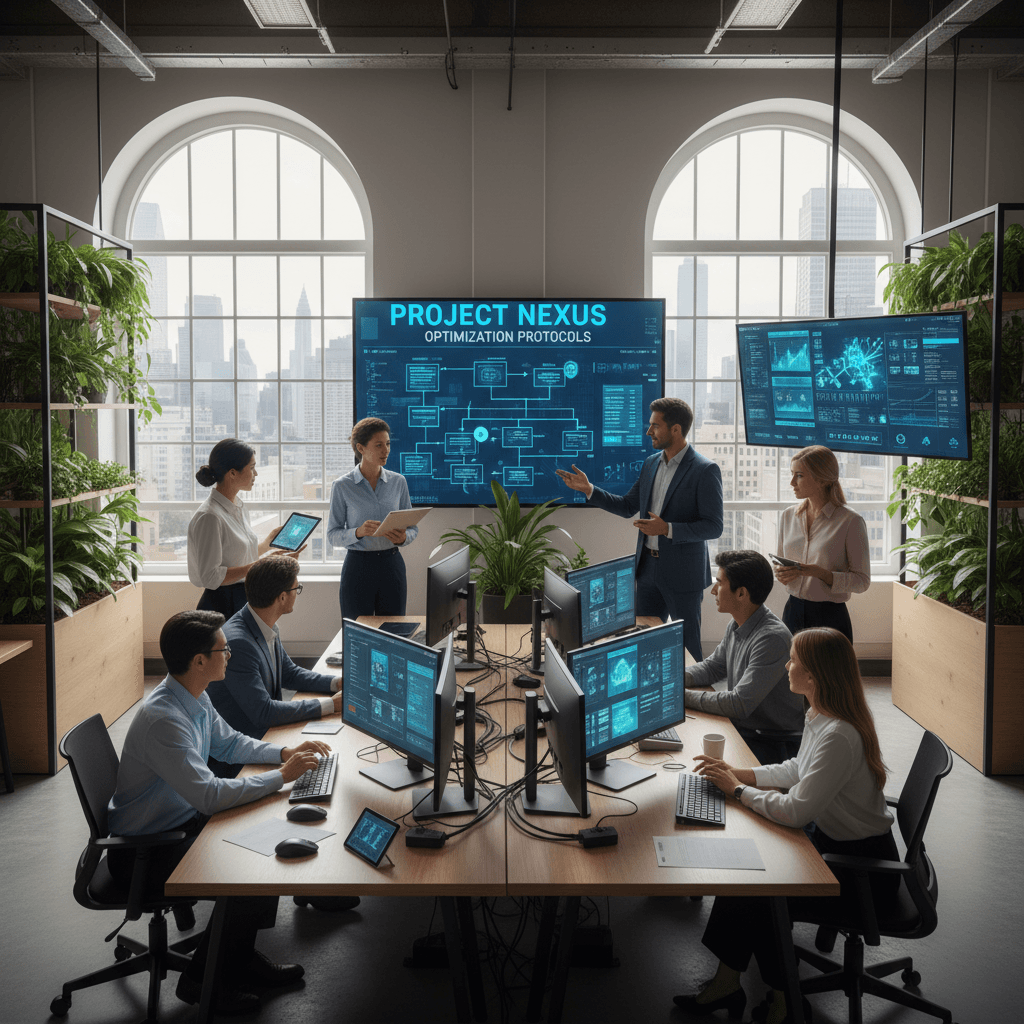 Team collaboration with integrated technology systems