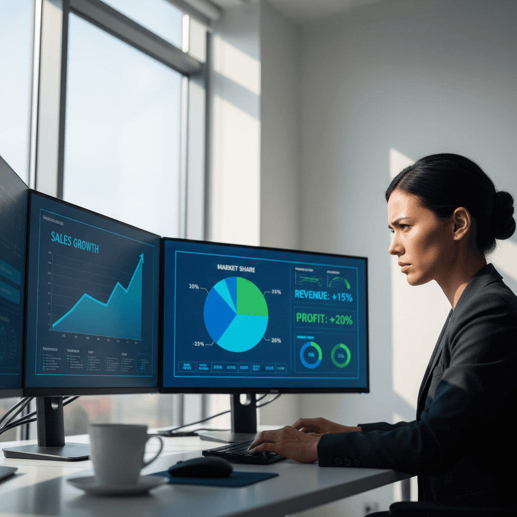 Sales forecasting dashboard review