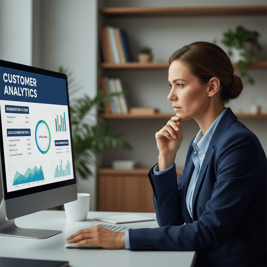 Lead qualification and scoring interface