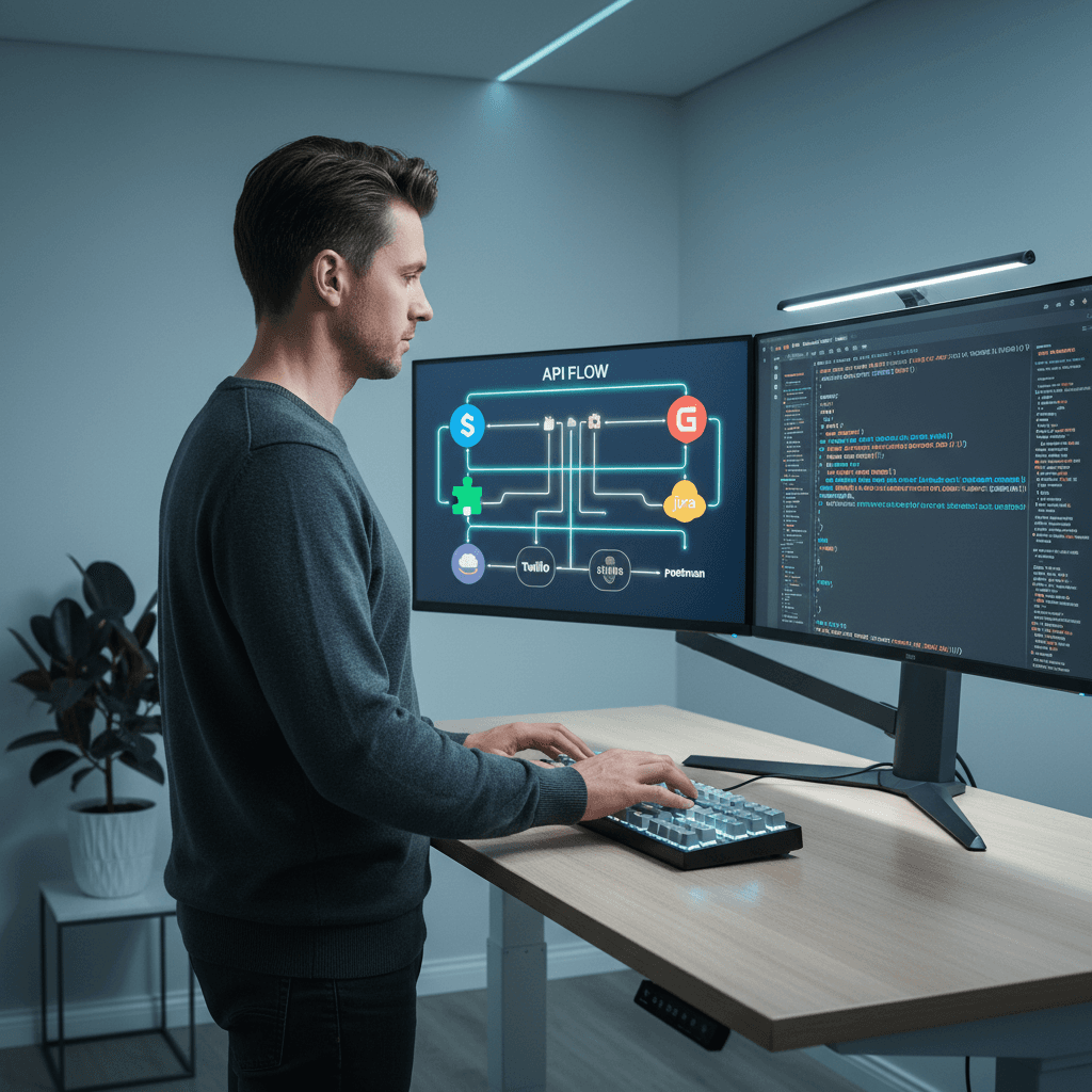 Software integration and API connection interface
