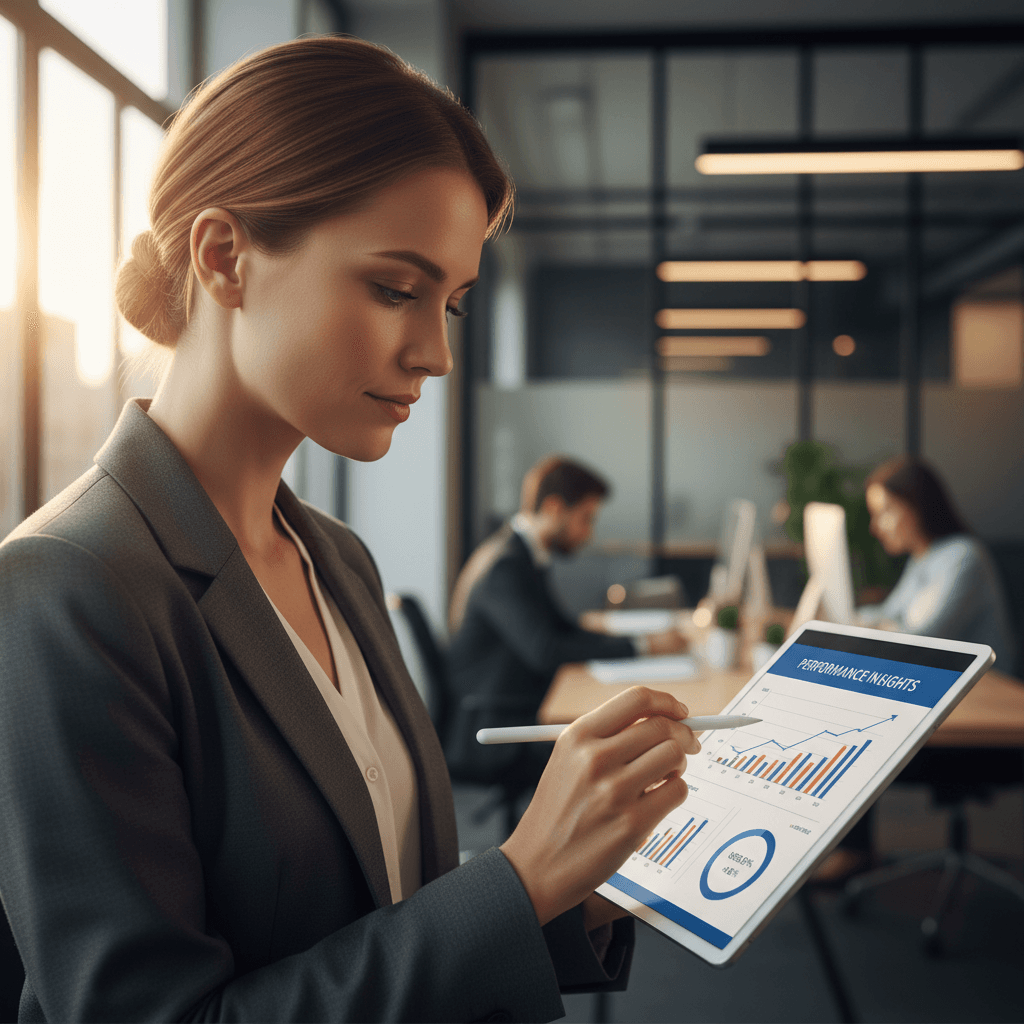 Analytics dashboard showing call insights