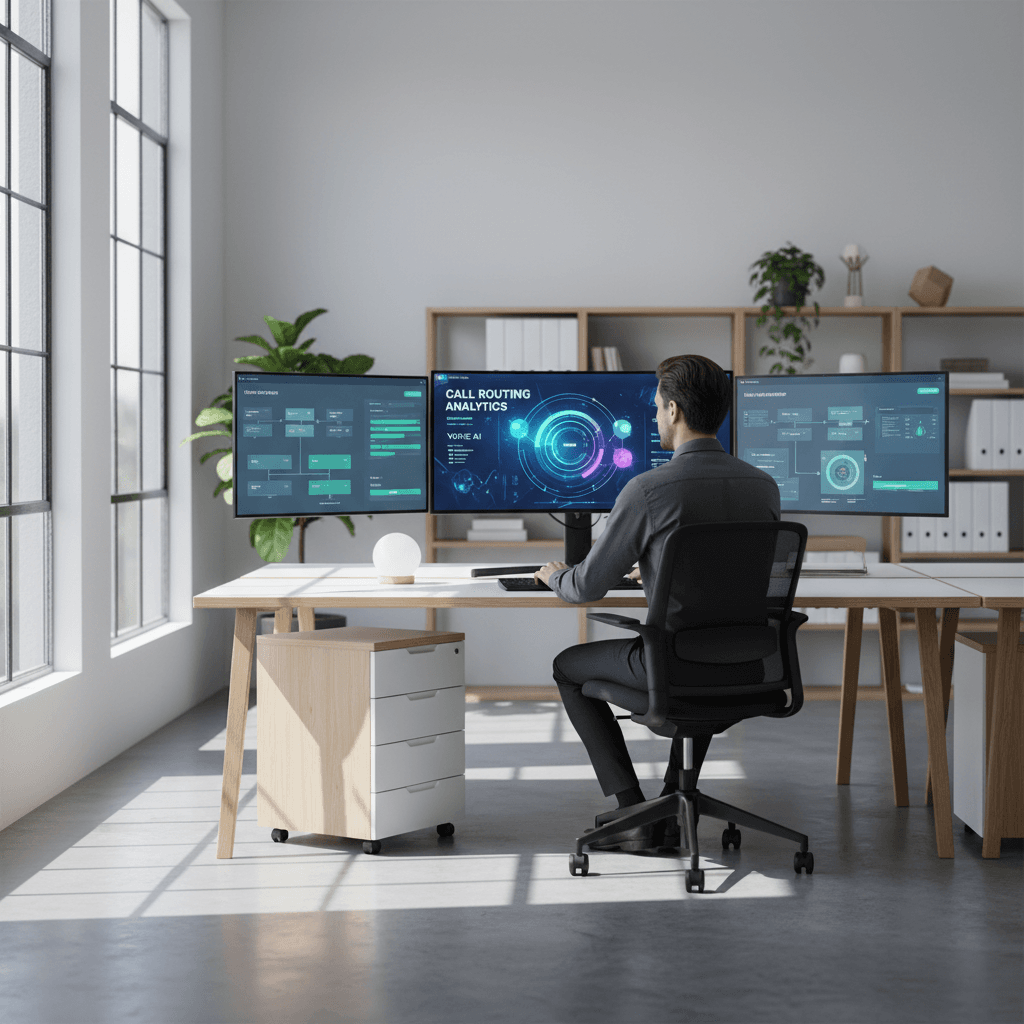 Voice AI call management dashboard