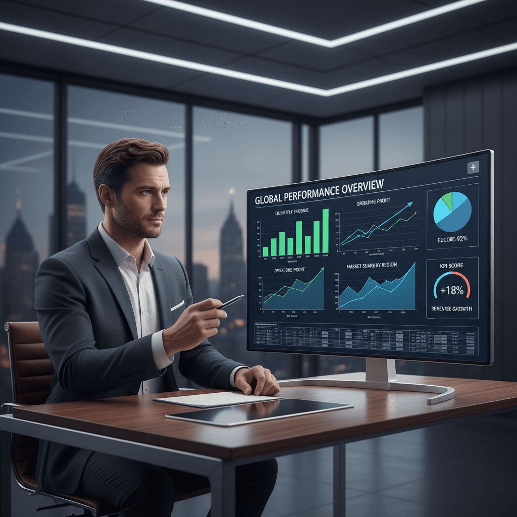 Revenue analytics and business intelligence dashboard